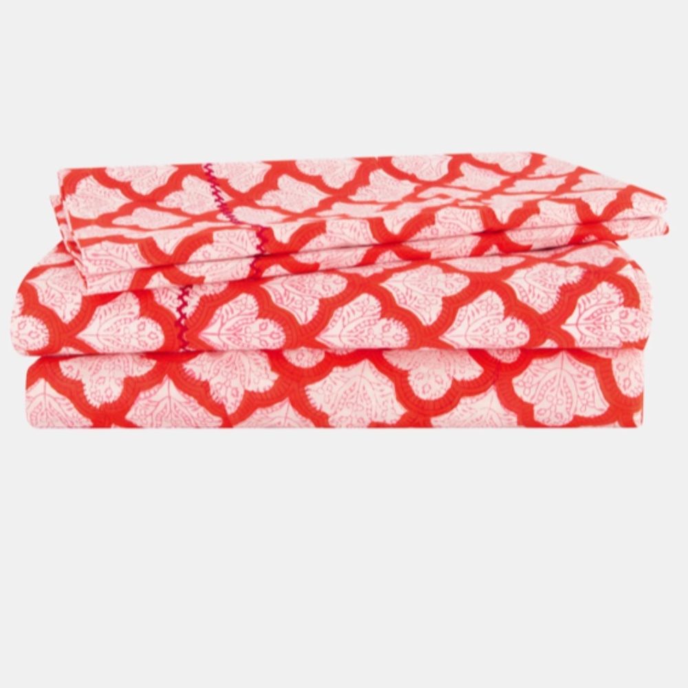 Roller Rabbit Jemina Sheet Set Twin/Twin XL & Two Pillowcases